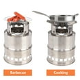 thumbnail image 1 of LELINTA Folding Portable Outdoor Camping Stove Camp Wood Stove Wood Burning Stove Camping Backpacking Camp Stove with Nylon Carry Bag, 1 of 8