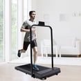 thumbnail image 1 of LELINTA Folding Treadmill, LCD Display Exercise & Fitness Electric Folding Treadmill, Compact for Home Office Workout Walking Jogging, 1 of 8