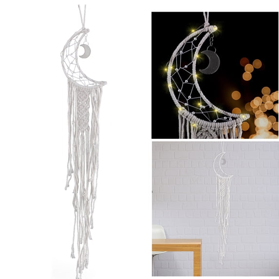 LELINTA Handmade Natural Woven Dream Catcher Wind Chime Vintage Wind Chimes For Garden Home Decor Window Ornament, Gifts