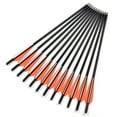 thumbnail image 1 of LELINTA Hunting Crossbow Archery 20 Inch Spine Carbon Arrows Used with 4-Inch Vanes For Traditional Bow Practice Crossbow Bow Hunting Shooting, 1 of 8