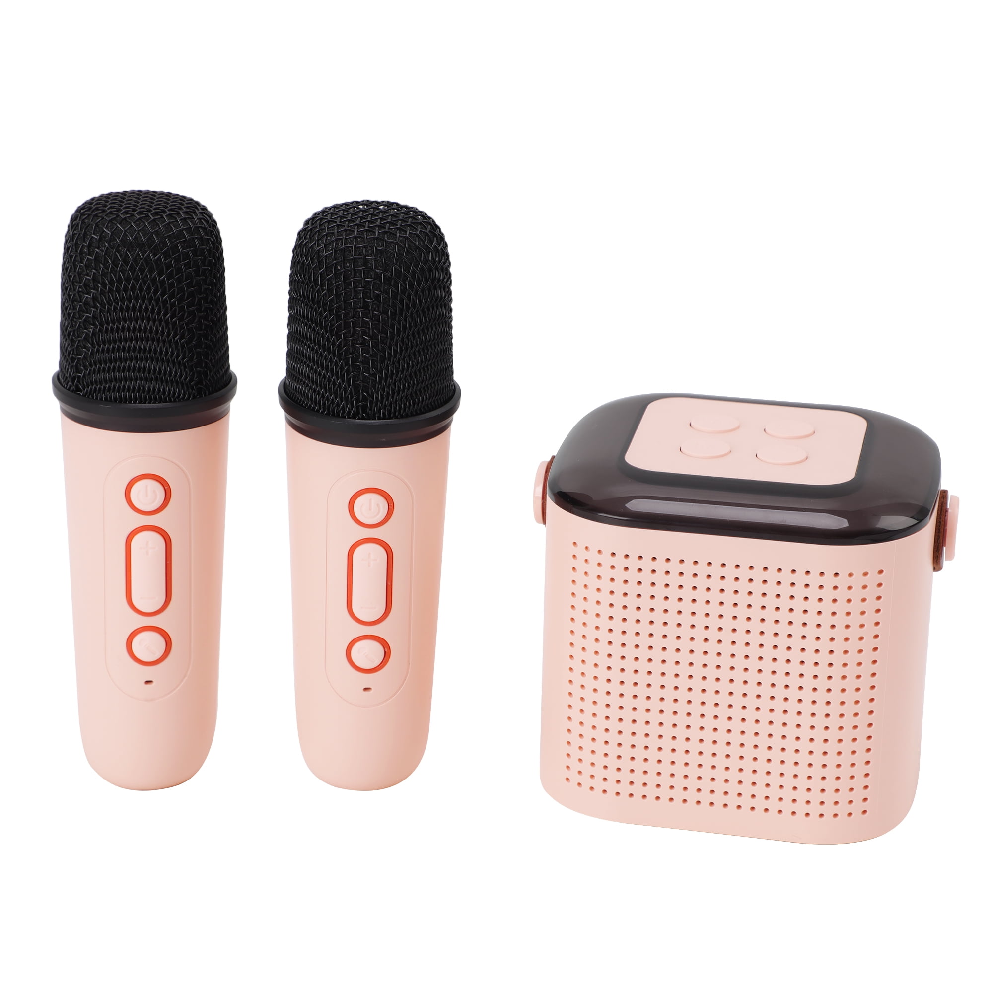 LELINTA Karaoke Machine for Kid/Adult, Kids Bluetooth Speaker with 2 Wilreless Microphones, Home Party Karaoke Speaker System Birthday Gifts for Girls Ages 4, 5, 6, 7, 8, 9, 10, 12+
