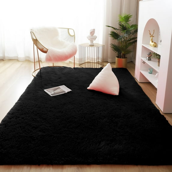LELINTA Large Fluffy Area Rugs Soft Shaggy Carpet Floor Rugs for Living Room Bedroom Decor, Child and Girls Shaggy Furry Floor Carpet Nursery Rugs Modern Indoor Home Decorative