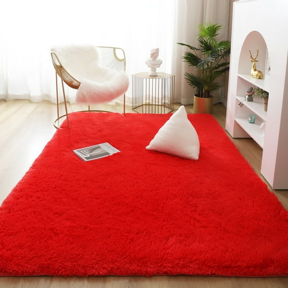 LELINTA Large Fluffy Area Rugs Soft Shaggy Carpet Floor Rugs for Living Room Bedroom Decor, Child and Girls Shaggy Furry Floor Carpet Nursery Rugs Modern Indoor Home Decorative