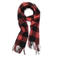thumbnail image 1 of LELINTA Men Women Winter Warm Plaid Scarf High quality Scarves Shawl Wrap Tassel Edge Soft Warm Scarf, 1 of 5
