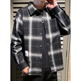 thumbnail image 1 of LELINTA Men's Long Sleeve Super Soft Flannel Button-down Shirt with Pockets, 1 of 3