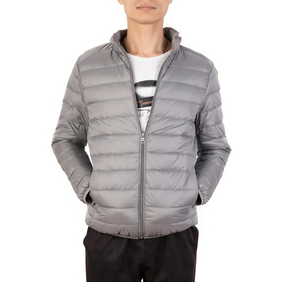 LELINTA Men's Winter Packable Down Bubble Coat