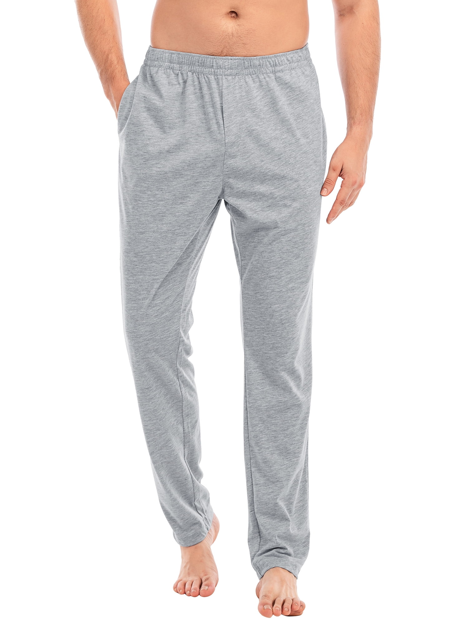 LELINTA Mens Cotton Pajama Pants, Lightweight Lounge Pant with Pockets Soft  Sleep Pajama Bottoms for Men, S-3XL