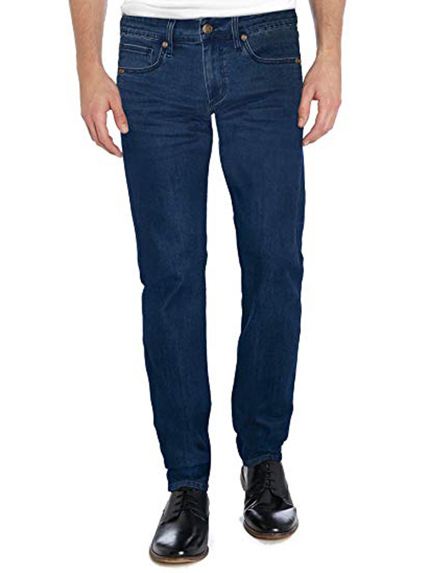 LELINTA Mens Relaxed Jeans, Men's Straight Denim Jeans Trousers