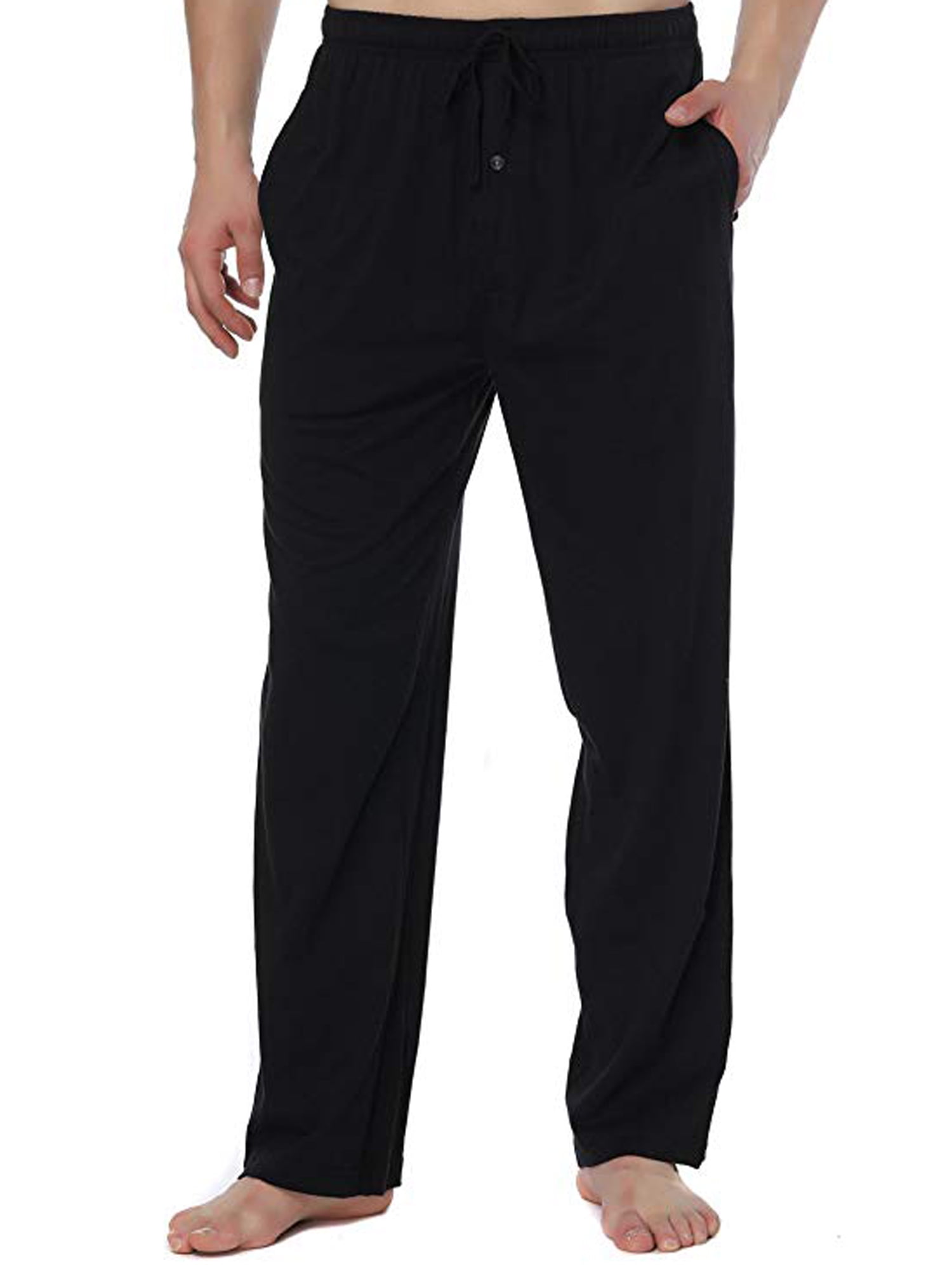 LELINTA Mens Sleep Bottoms Big and Tall Men's Pajamas Pants Sleep Long