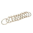 thumbnail image 1 of LELINTA Metal Curtain Rings,Eyelet Rings 2.2-Inch(55mm) Inner Diameter,Set of 10, 1 of 7