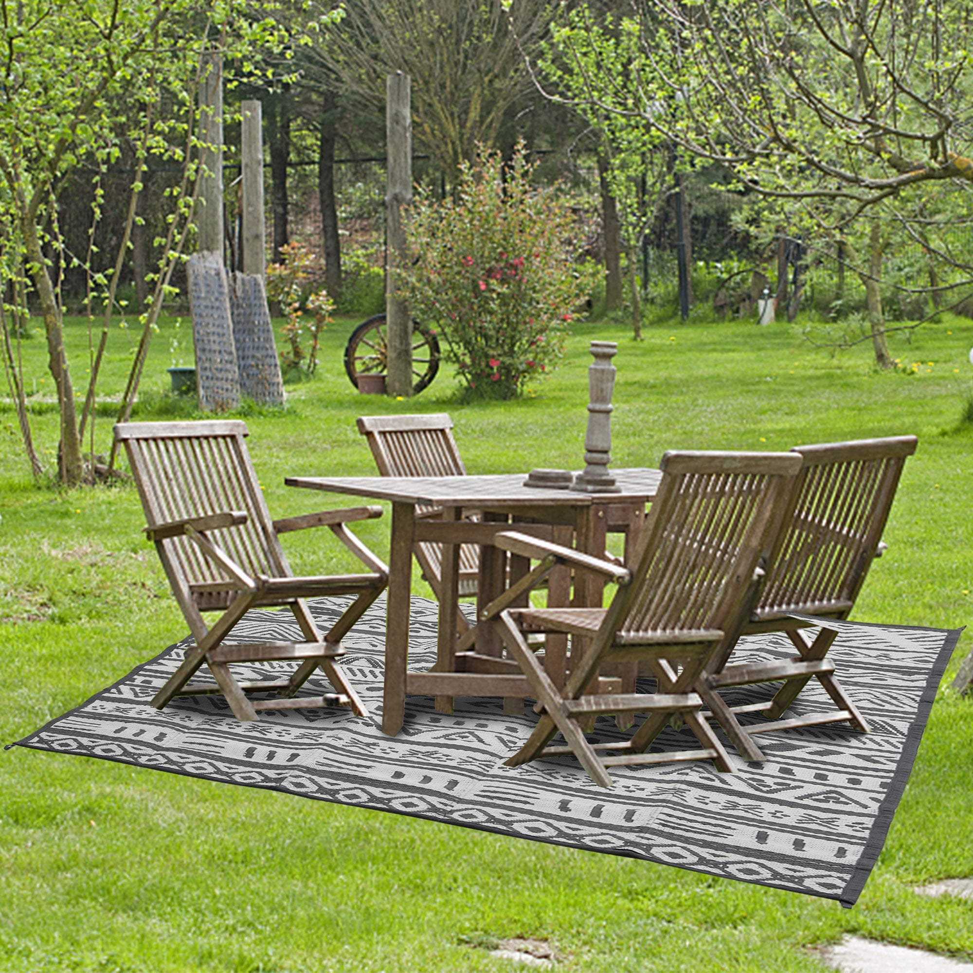 LELINTA Outdoor Rug for Patios 150x240cm/180 x 270cm Waterproof