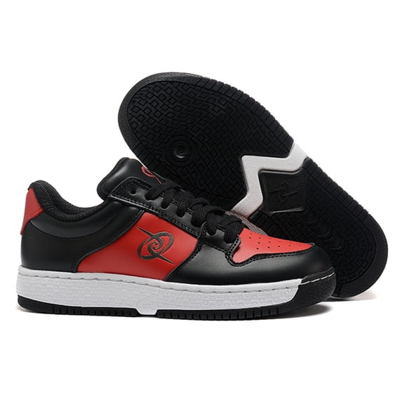 LELINTA PU Leather Sneakers for Women Men Low Top Lace Up Tennis Shoes Fashion Casual Shoes Sneakers Non-Slip
