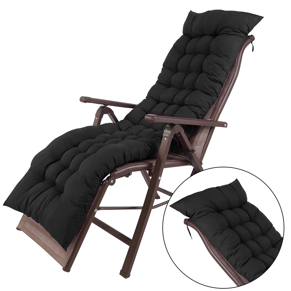 LELINTA Patio Chaise Lounge Cushion, Thick Padded, Indoor/Outdoor for ...