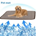 thumbnail image 1 of LELINTA Pet Dog Cold Mat, Sleeping Pad Breathable Dog Kennel Sofa Car Seats Dog Cat Bed Mattress Ice Silk Material Dissipates Heat Cold Pad Mat for Small Medium Dogs Cats - S-2XL, 1 of 7
