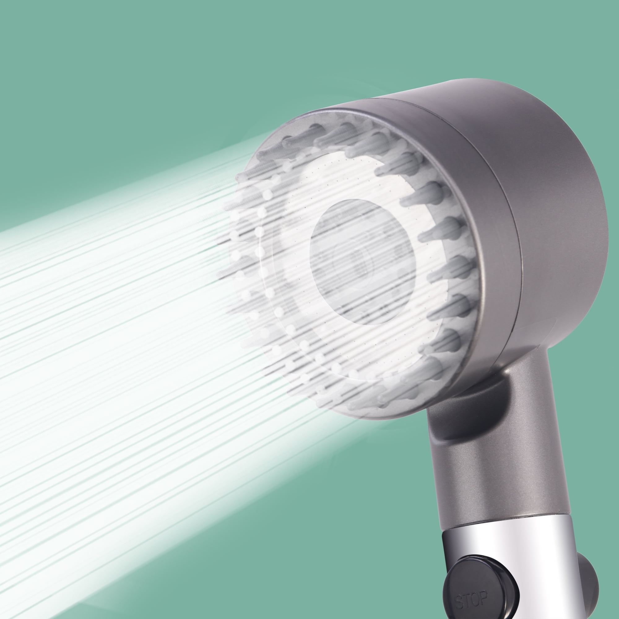 LELINTA Pressure Booster Shower Nozzle Small Shower Head Hotel Bath