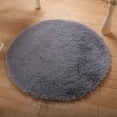 thumbnail image 1 of LELINTA Round Carpet Ultra Soft Children Rugs Room Mat Modern Shaggy Area Rugs Home Decorate PiLELINTA White Red, 1 of 4