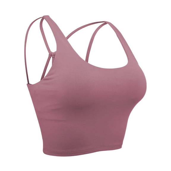 LELINTA Seamless Short Camisoles Padded For Crisscross Back Women Cami Tank Tops For Women Spaghetti Strap Super Soft, 3 Styles and 15 Colors