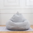 thumbnail image 1 of LELINTA Set of 2 Bean Bag Chair Cover Unfilled,Furniture for Kids, Large Classic Bean Bag Chair Alternative Seating Cover for Home Cotton Linen Fabrics Lounger Cover, 1 of 7