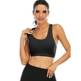 thumbnail image 1 of LELINTA Sports Bras for Women Criss-Cross Back Medium Impact Workout Padded Strappy Yoga Sports Bra, 1 of 6