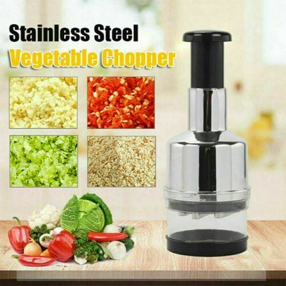 LELINTA Stainless Steel Chopper Vegetable Cutter Onion Cutting Tool Multifunctional Kitchen Garlic Press for Vegetables and Fruits