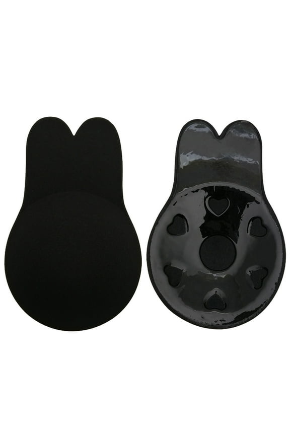 Strapless Self Adhesive Bra, Reusable Push Up Invisible Silicone Bras for Women with Drawstring Suit For Backless Dresses Wedding Party, Multiple Styles and Sizes, Beige/ Black/ Grey