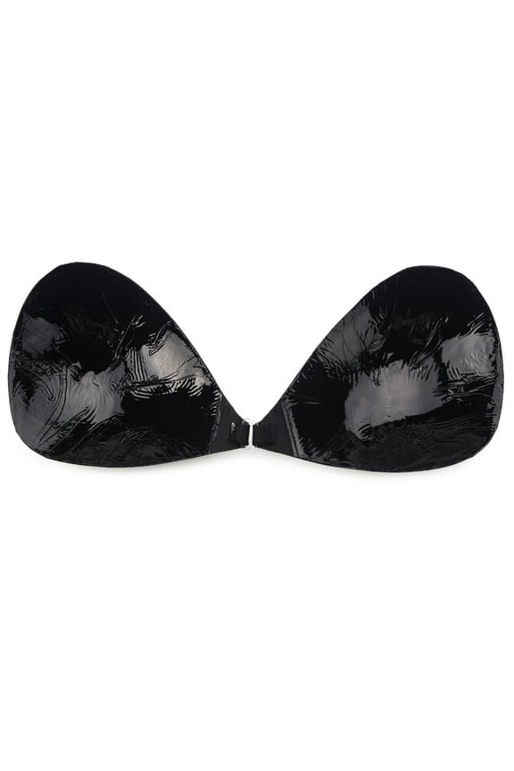 Strapless Self Adhesive Bra, Reusable Push Up Invisible Silicone Bras for Women with Drawstring Suit For Backless Dresses Wedding Party, Multiple Styles and Sizes, Beige/ Black/ Grey