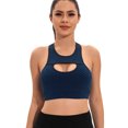 thumbnail image 1 of LELINTA Strappy Sports Bra for Women Sexy Crisscross for Yoga Running Athletic Gym Workout Fitness Tank Tops, 1 of 7