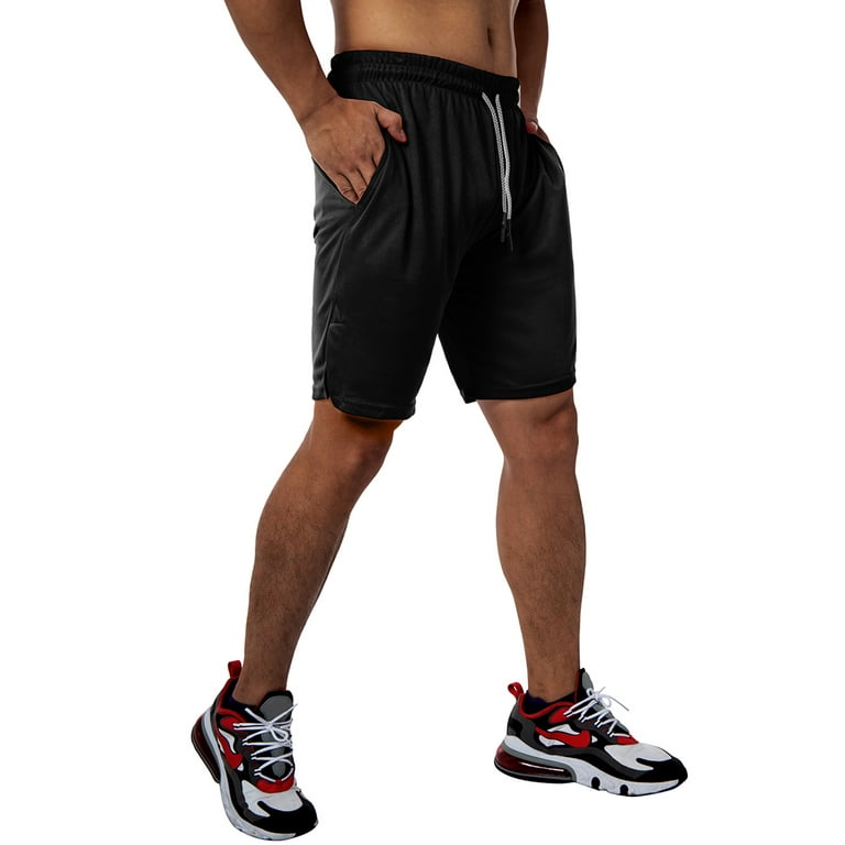 LELINTA Summer Men s 2 in 1 Beach Shorts Casual Short Pants Gym Fitness Jogging Sports Wear Mens Swim Shorts Plain Mesh Lining Quick Dry Swimming