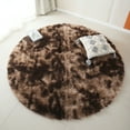 thumbnail image 1 of LELINTA Super Soft Fluffy Floor Rug Washable Shag Rug Round Shaggy Area Rug Bedroom Dining Room Anti-skid Carpet Yoga Mat Child Play Mat, 4ft x 4ft, 5.3ft x 5.3ft, 6ft x 6ft, 1 of 7