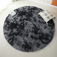 thumbnail image 1 of LELINTA Super Soft Fluffy Floor Rug Washable Shag Rug Round Shaggy Area Rug Bedroom Dining Room Anti-skid Carpet Yoga Mat Child Play Mat, 4ft x 4ft, 5.3ft x 5.3ft, 6ft x 6ft, 1 of 7