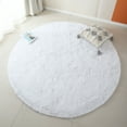 thumbnail image 1 of LELINTA Super Soft Fluffy Floor Rug Washable Shag Rug Round Shaggy Area Rug Bedroom Dining Room Anti-skid Carpet Yoga Mat Child Play Mat, 4ft x 4ft, 5.3ft x 5.3ft, 6ft x 6ft, 1 of 7