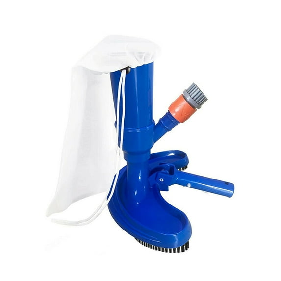 LELINTA Portable Pool Cleaning Kit, Above-Ground Swimming Pool Vacuum & Mounted Skimmer - Swimming Pool Leaf Terminator Vacuum - Debris Bags - Ground Sucker Eater