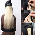 thumbnail image 1 of LELINTA Thick 70g 20" Grade6A 100% Remy Human Clip in Hair Extensions Full Head 7 Piece 15Clips, 1 of 1