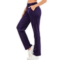 thumbnail image 1 of LELINTA Velour Pants for Women Outwear Pants Yoga Running Sport Jogger, 1 of 4