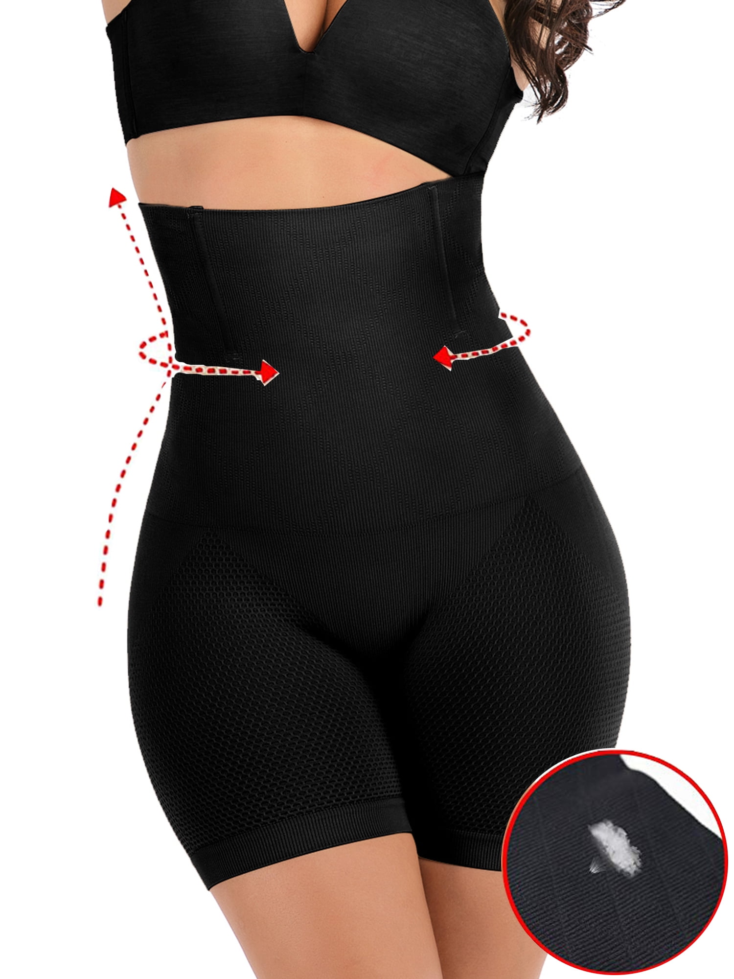 LELINTA Waist Trainer Butt Lifter Butt Enhancer Panties Tummy Control  Shapewear Body Shorts Seamless Thigh Slimmer 