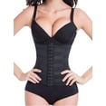 thumbnail image 1 of LELINTA Waist Trainer Corset Cincher Shaping Brief Tummy Control Slimmer Body Shaper for Women Black S-3XL, 1 of 8
