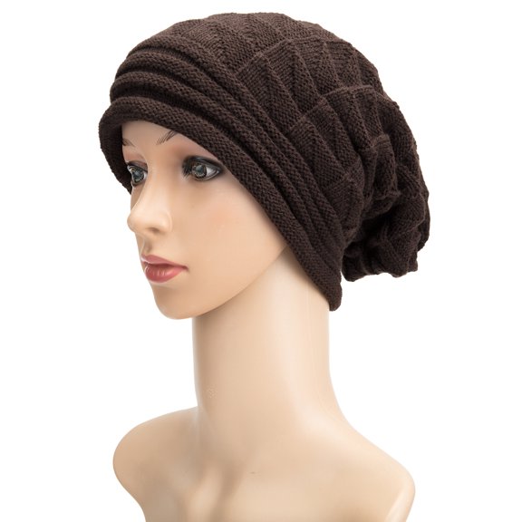 LELINTA Winter Hat For Women Slouchy Beanie Hat Chunky Oversized Cable Knit Stocking Cap Soft Warm Cute, Black/ Grey/ Red/ Coffee