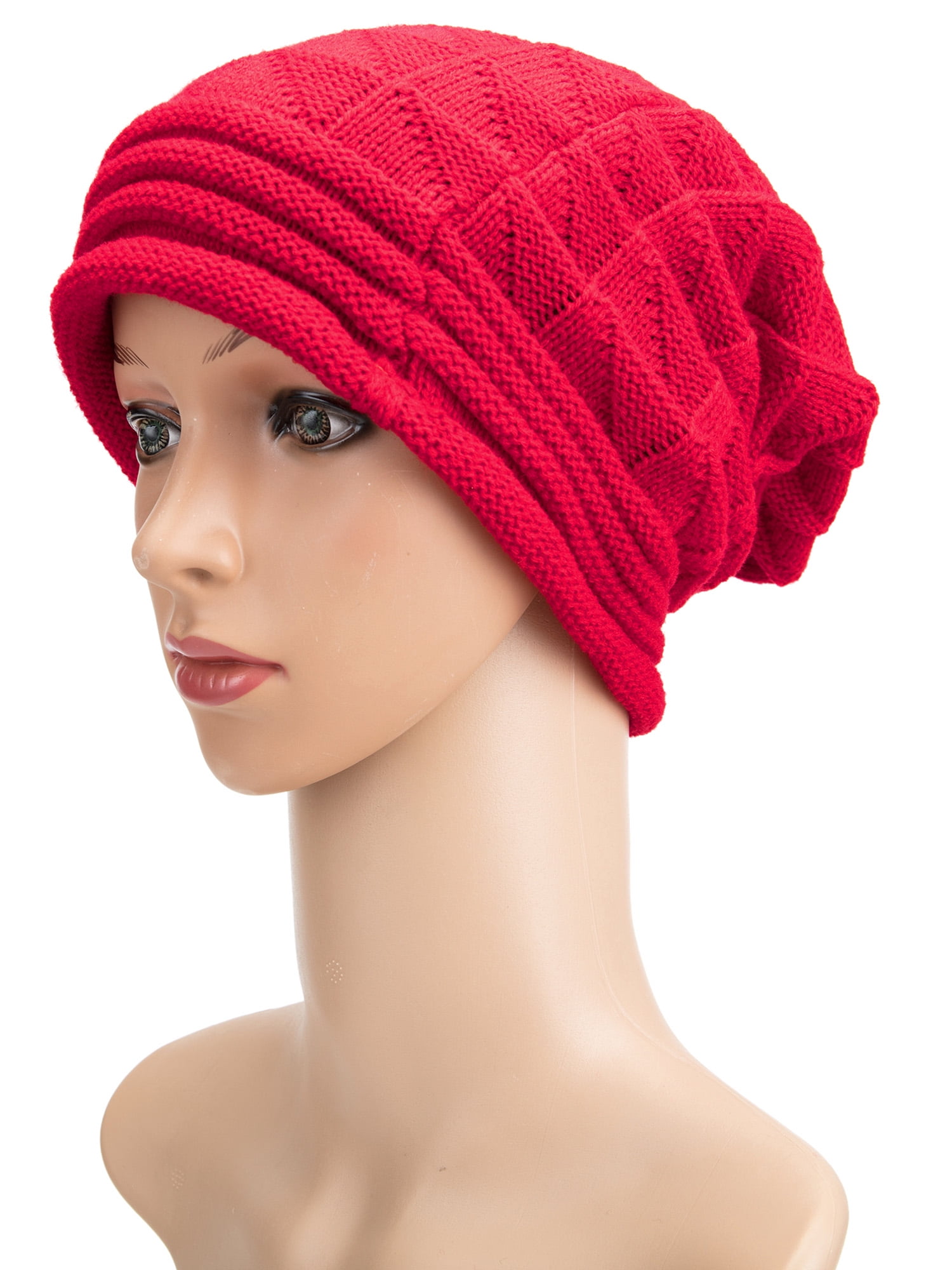 LELINTA Winter Hat For Women Slouchy Beanie Hat Chunky Oversized Cable