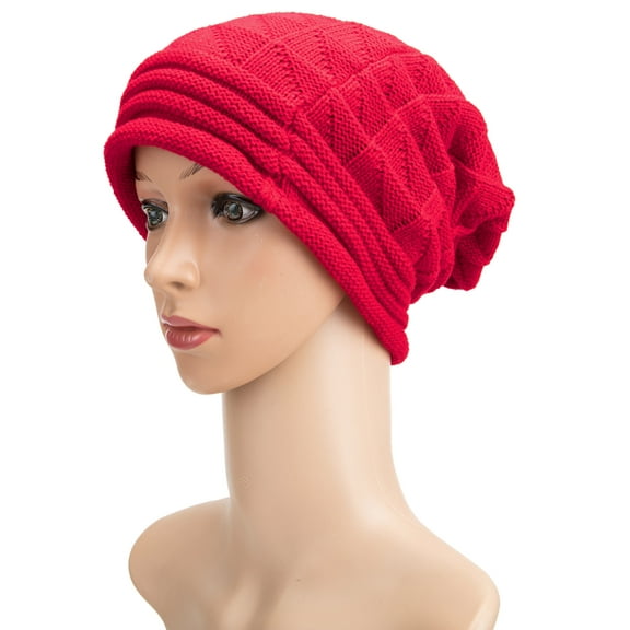 LELINTA Winter Hat For Women Slouchy Beanie Hat Chunky Oversized Cable Knit Stocking Cap Soft Warm Cute, Black/ Grey/ Red/ Coffee