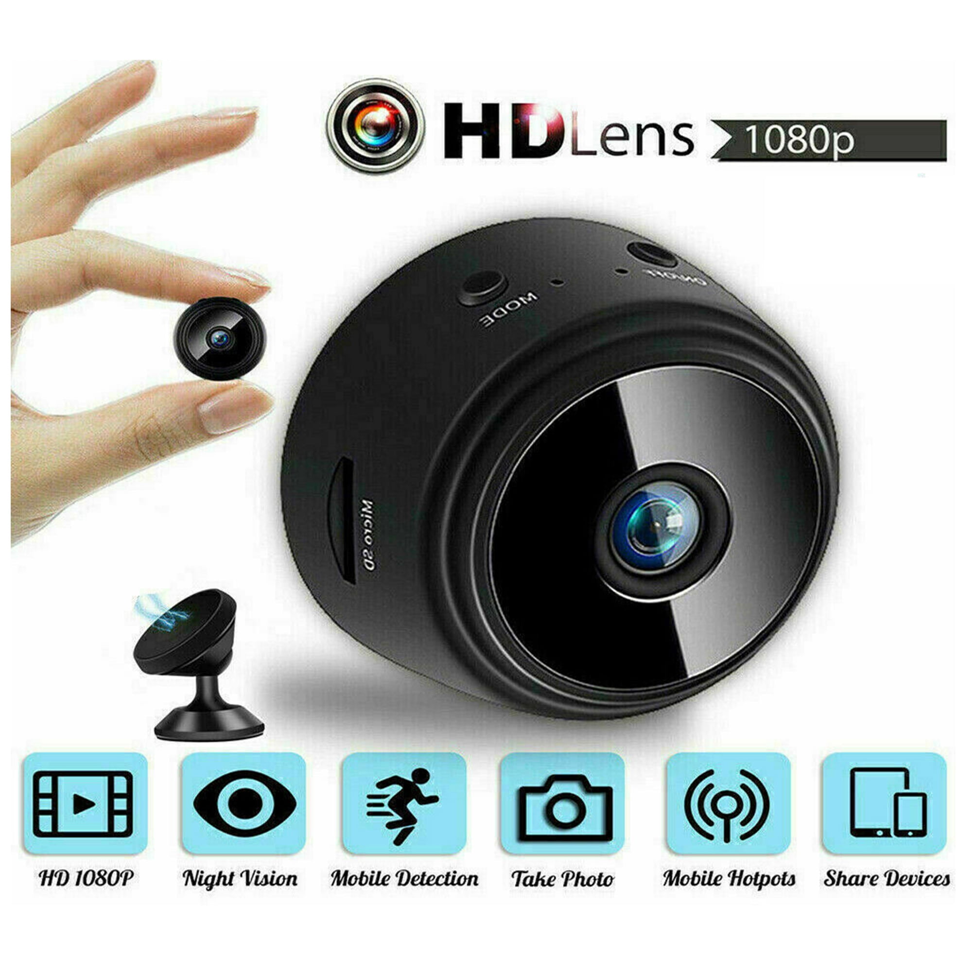 Leonard 1080P HD Security Cameras Wireless Camera Mini Camera
