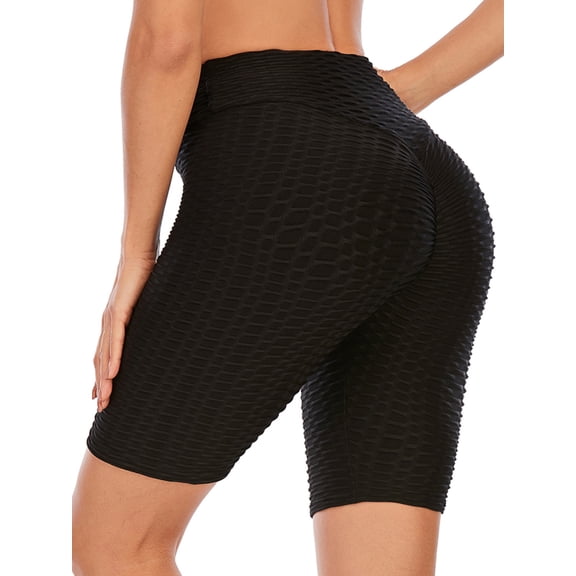 LELINTA Women Booty Biker Shorts Seamless Butt Lifting Workout Short Leggings Tiktok Butt Leggings