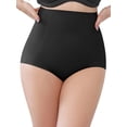 thumbnail image 1 of LELINTA Women Butt Lifter Thong Shapewear Panties Waist Trainer Body Shaper Tummy Control Shapewear Slim Smooth Panty,Size S-2XL Black/Beige, 1 of 8