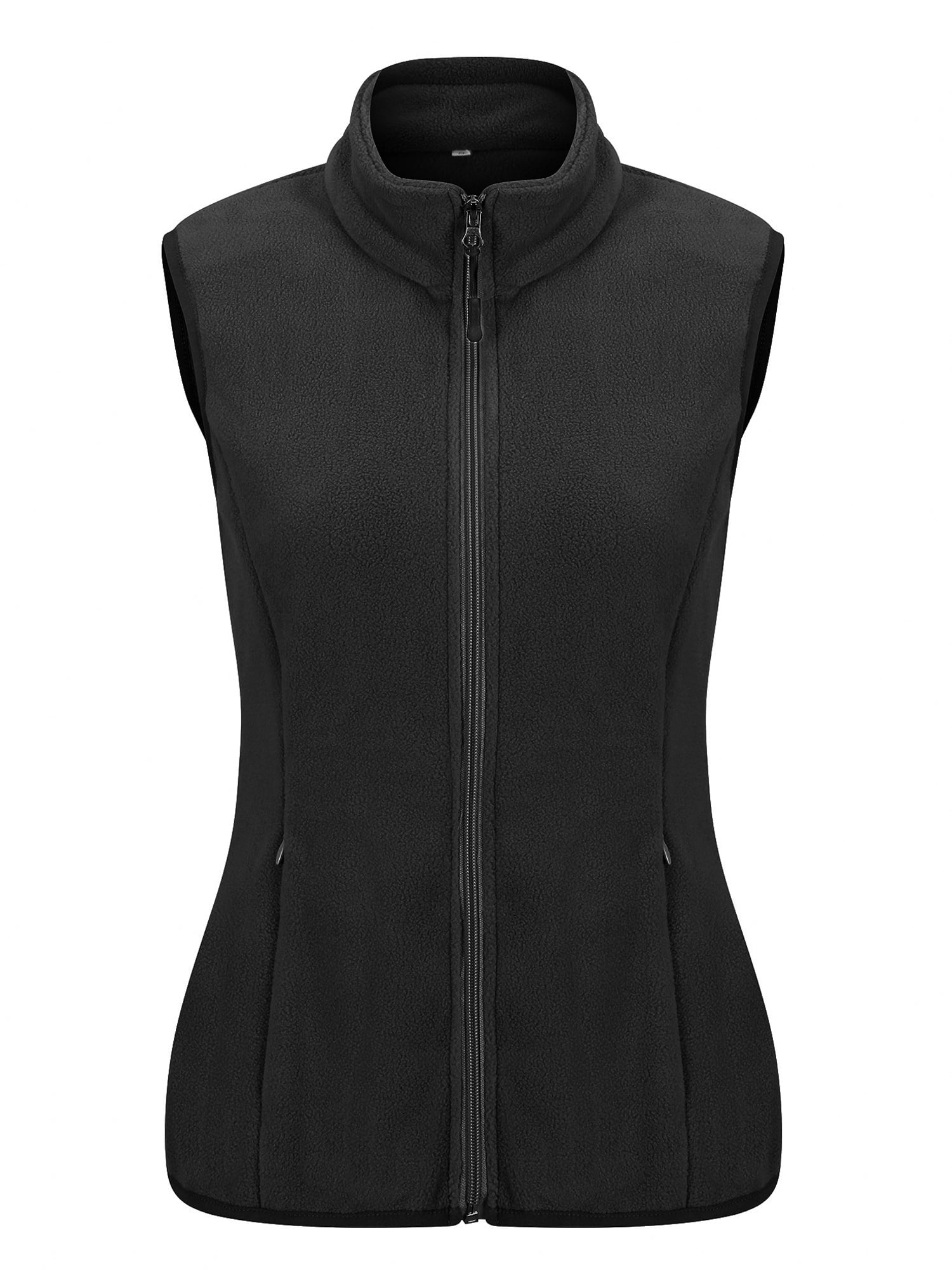 LELINTA Women Fleece Vest Ultra Soft Sleeveless Classic Fit Full Zip up