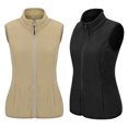 thumbnail image 1 of LELINTA Women Fleece Vest Ultra Soft Sleeveless Classic Fit Full Zip up Jacket Pockets Sherpa Outwear Open Front Waistcoat, 1 of 7