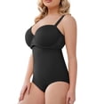 thumbnail image 1 of LELINTA Women High Waist Body Shaper Butt Lifter Panties Waist Trainer Tummy Control BoyShort Panty Sexy Thong Panty Shapewear, 1 of 7