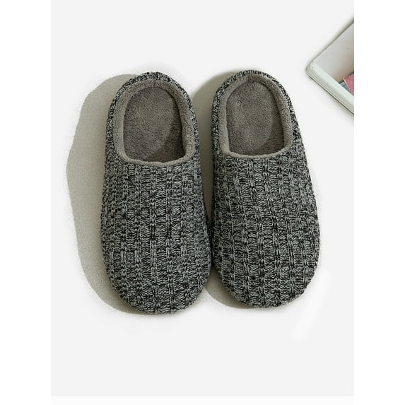 LELINTA Women House Shoes Slippers Comfort Knitted Cotton Slippers Closed Toe Ultra Lightweight Indoor Shoes