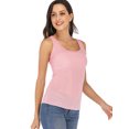 thumbnail image 1 of LELINTA Women Seamless Sleeveless Scoop Neck Shirt Breathable Tank Top , Blue/ Purple/ Black/ Pink, S-2XL, 1 of 1