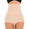 thumbnail image 1 of LELINTA Women Tummy Control Panties Shaping High Waisted Shapewear Briefs Butt Lifter Slimming Body Shaper Tummy Control Panty, Black,Apricot S-XXL, 1 of 8