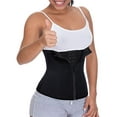 thumbnail image 1 of LELINTA Women Waist Trainer Corset Cincher Zipper Body Shaper for Weight Loss Girdle Top Tummy Underwear Shapewear Workout Shirt, 1 of 7