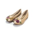 thumbnail image 1 of LELINTA Women's Ballet Flats Casual Floral Embroidered Shoes Basic Round Toe Ballet Flat Shoes Slip On Driving Shoes With Comfort Soft Platform Shoes, 1 of 8